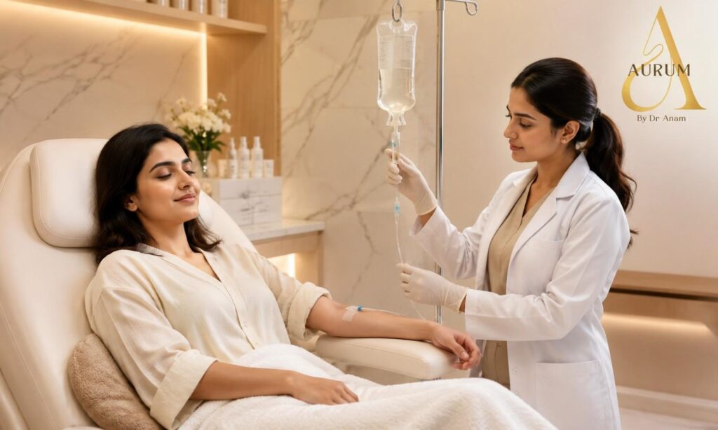 Glutathione injection in Delhi for skin brightening