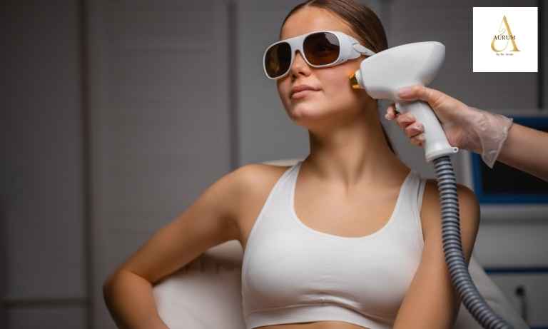 Laser hair reduction consultation at Aurum by Dr Anam in Punjabi Bagh