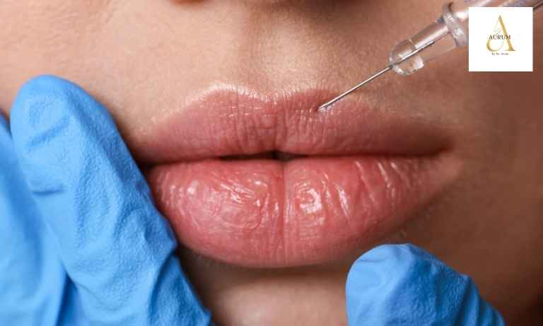 Lip filler consultation at Aurum by Dr Anam in Punjabi Bagh